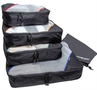 Motodori type packing cubes for travel organization